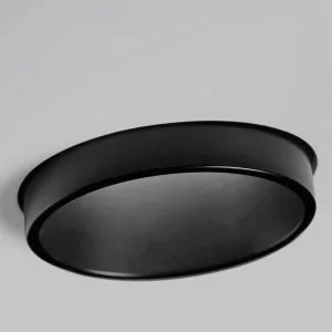Cheap TECNICO by Sforzin Spot encastrable Thessaly, noir, plâtre, Ø 10 cm, GU10