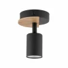 Online TK Lighting Spot mural Cover Wood à 1 lampe