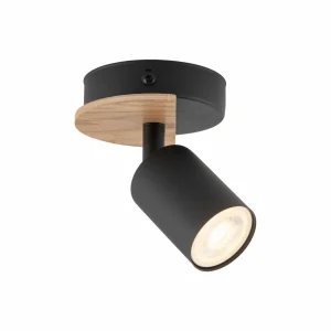 Online TK Lighting Spot mural Cover Wood à 1 lampe