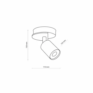 Online TK Lighting Spot mural Cover Wood à 1 lampe