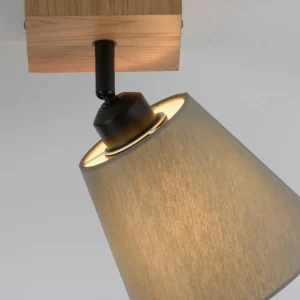 Online JUST LIGHT. Spot mural Green Michel avec abat-jour en tissu