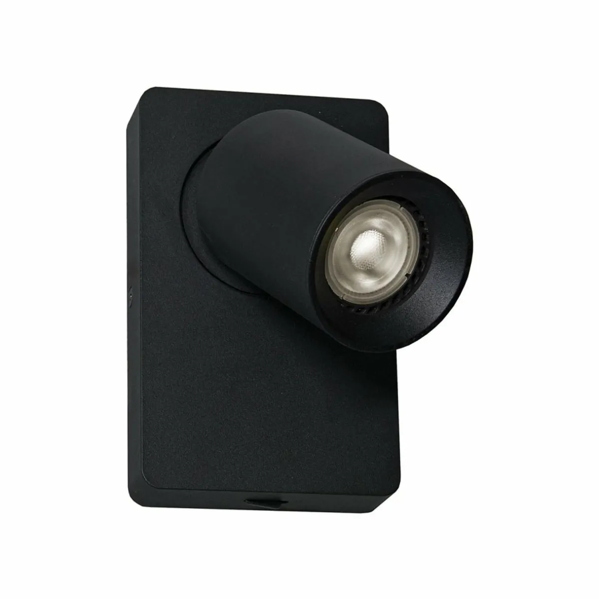 spot_mural_steven_interrupteur_inclinable_noir_0.webp Sale Viokef Spot mural Steven, interrupteur, inclinable, noir