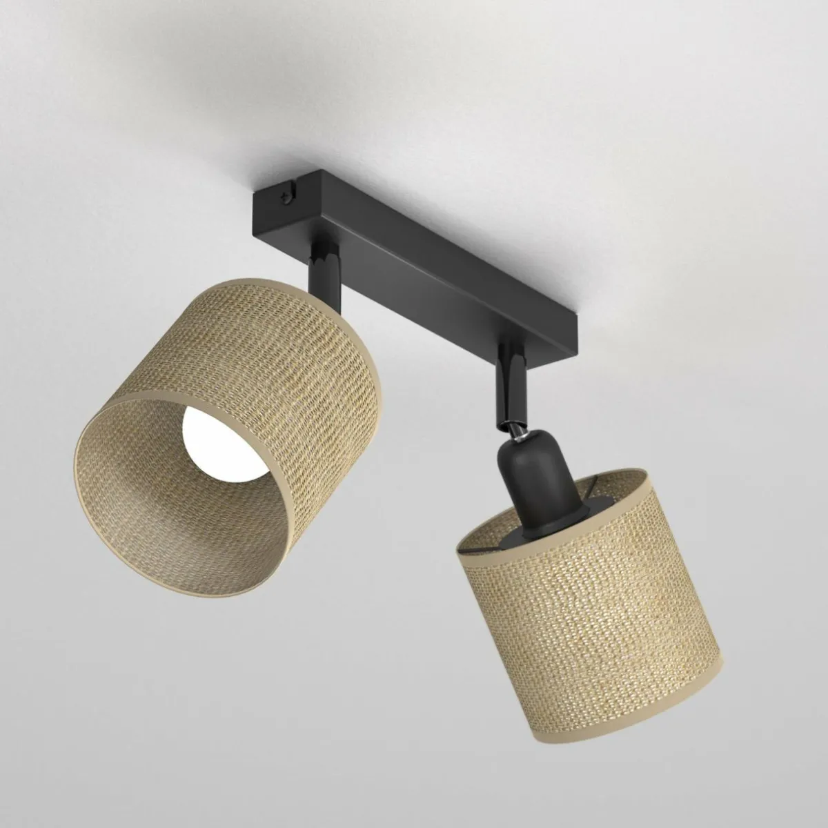 spot_plafond_adeline_abatjour_jute__lampes_long_1.webp Store Luminex Spot plafond Adeline abat-jour jute 2 lampes long