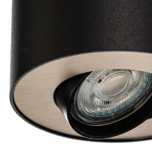 Discount Nowodvorski Lighting Spot plafond Set réglable, noir, intérieur argent