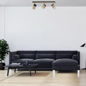 Online Eko-Light Spot pour plafond Baron, trois lampes, noir/doré