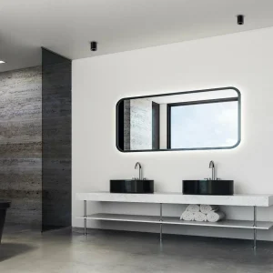 Store Eko-Light Spot pour plafond Bima rond noir