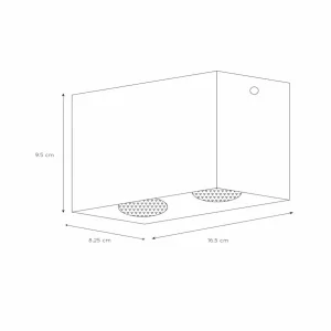 Sale Lucide Spot pour plafond Bodi, angulaire, noir, GU10, à 2 lampes, aluminium