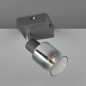 Online Reality Leuchten Spot pour plafond Cadiz, à 1 lampe, E14, anthracite