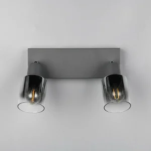Discount Reality Leuchten Spot pour plafond Cadiz, à 2 lampes, E14, anthracite