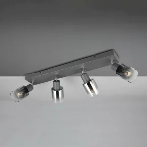 Best Sale Reality Leuchten Spot pour plafond Cadiz, 4 lampes, E14, anthracite