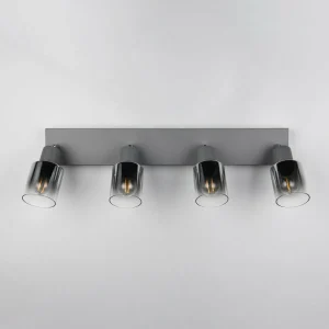 Best Sale Reality Leuchten Spot pour plafond Cadiz, 4 lampes, E14, anthracite