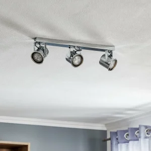 Sale Euluna Spot pour plafond Canico à 3 lampes, chromé