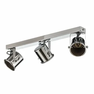 Sale Euluna Spot pour plafond Canico à 3 lampes, chromé