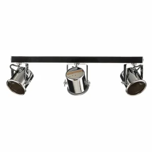 Sale Euluna Spot pour plafond Canico à 3 lampes, chromé