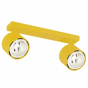 Cheap Argon Spot pour plafond Chloe réglable à 2 lampes, jaune