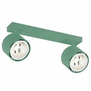 Best Sale Argon Spot pour plafond Chloe réglable à 2 lampes, vert