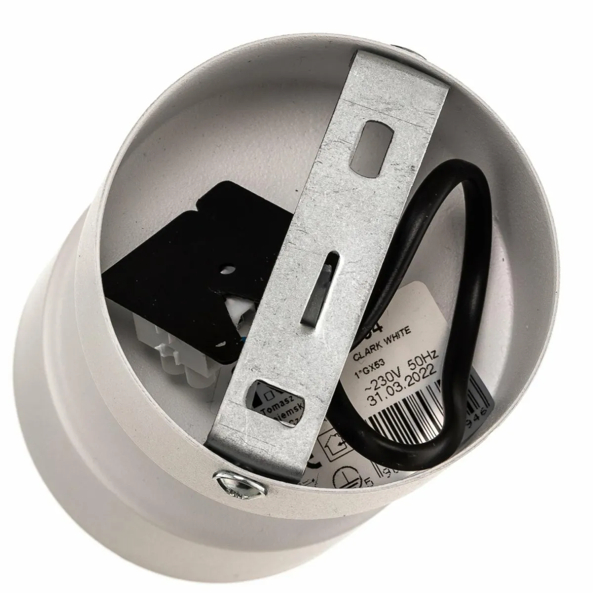 spot_pour_plafond_clark___lampe_blanc_5.webp Best TK Lighting Spot pour plafond Clark à 1 lampe, blanc