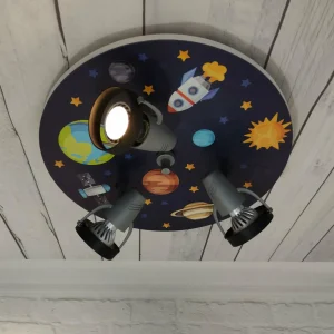Outlet Niermann Standby Spot pour plafond Espace, à 3 lampes