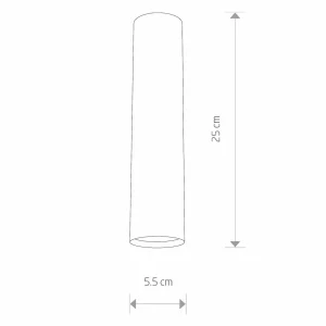 Online Nowodvorski Lighting Spot pour plafond Eye, hauteur 25 cm, graphite