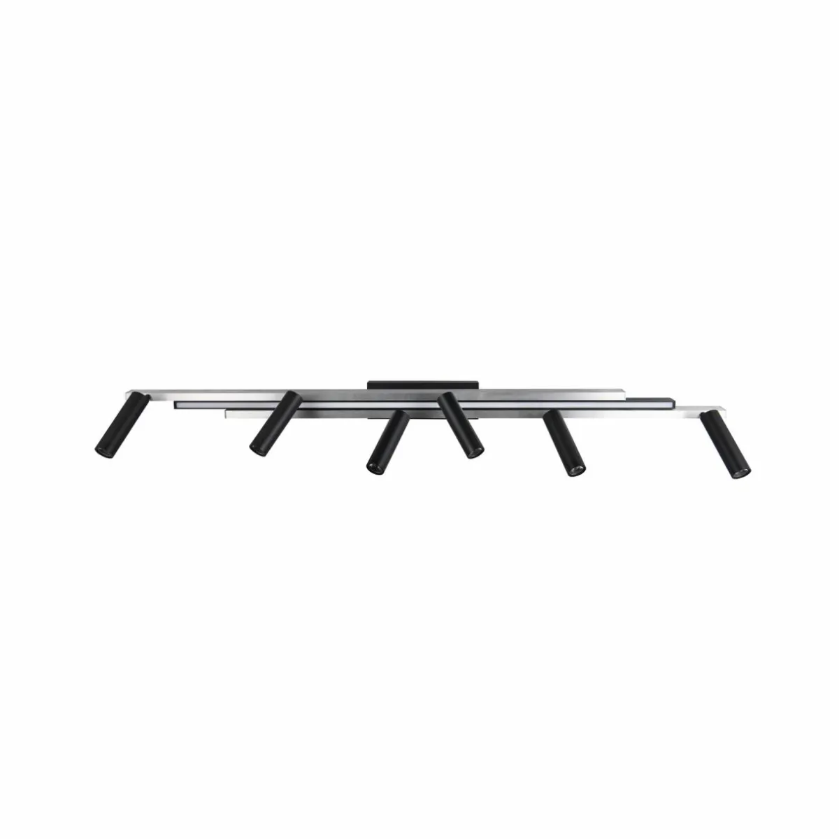 spot_pour_plafond_led_zeno__spots_aluminium_brossnoir_mtal_3.webp Discount Trio Lighting Spot pour plafond LED Zeno, 6 spots, aluminium brossé/noir, métal