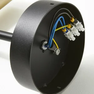 Sale SIGMA Spot pour plafond Leda 2, à 2 lampes, noir-doré