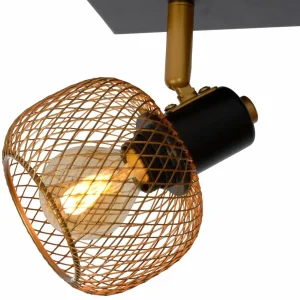 Best Sale Lucide Spot pour plafond Maren, à 2 lampes, doré mat