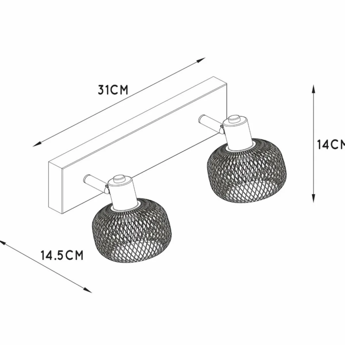 spot_pour_plafond_maren___lampes_noir_0.webp Cheap Lucide Spot pour plafond Maren, à 2 lampes, noir