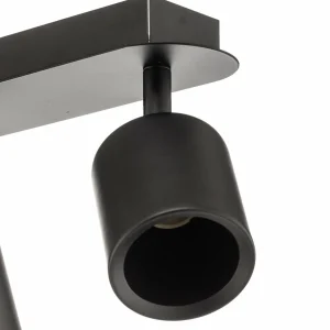 Best Luminex Spot pour plafond Modo en métal, noir à 4 lampes