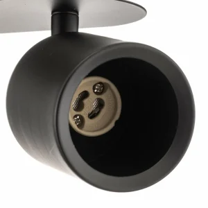 Best Luminex Spot pour plafond Modo en métal, noir à 4 lampes