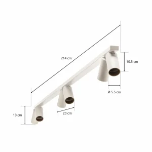 Online Nowodvorski Lighting Spot pour plafond Mono VI blanc/doré, à 6 lampes