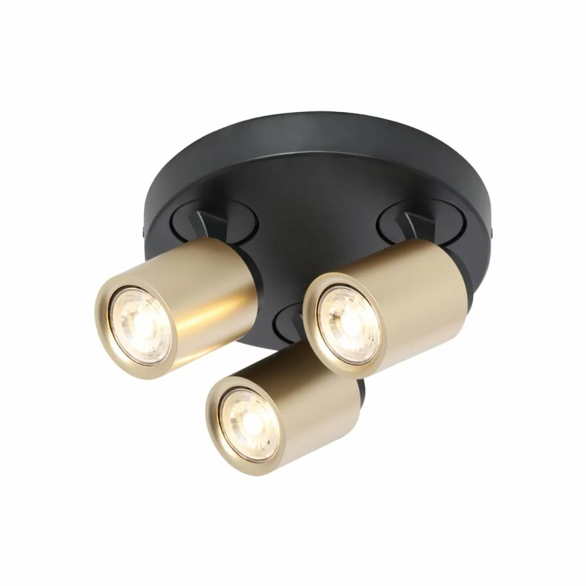 spot_pour_plafond_razza_noiror___cm___lampes_0.webp Shop Freelight Spot pour plafond Razza, noir/or, Ø 28,5 cm, à 3 lampes.