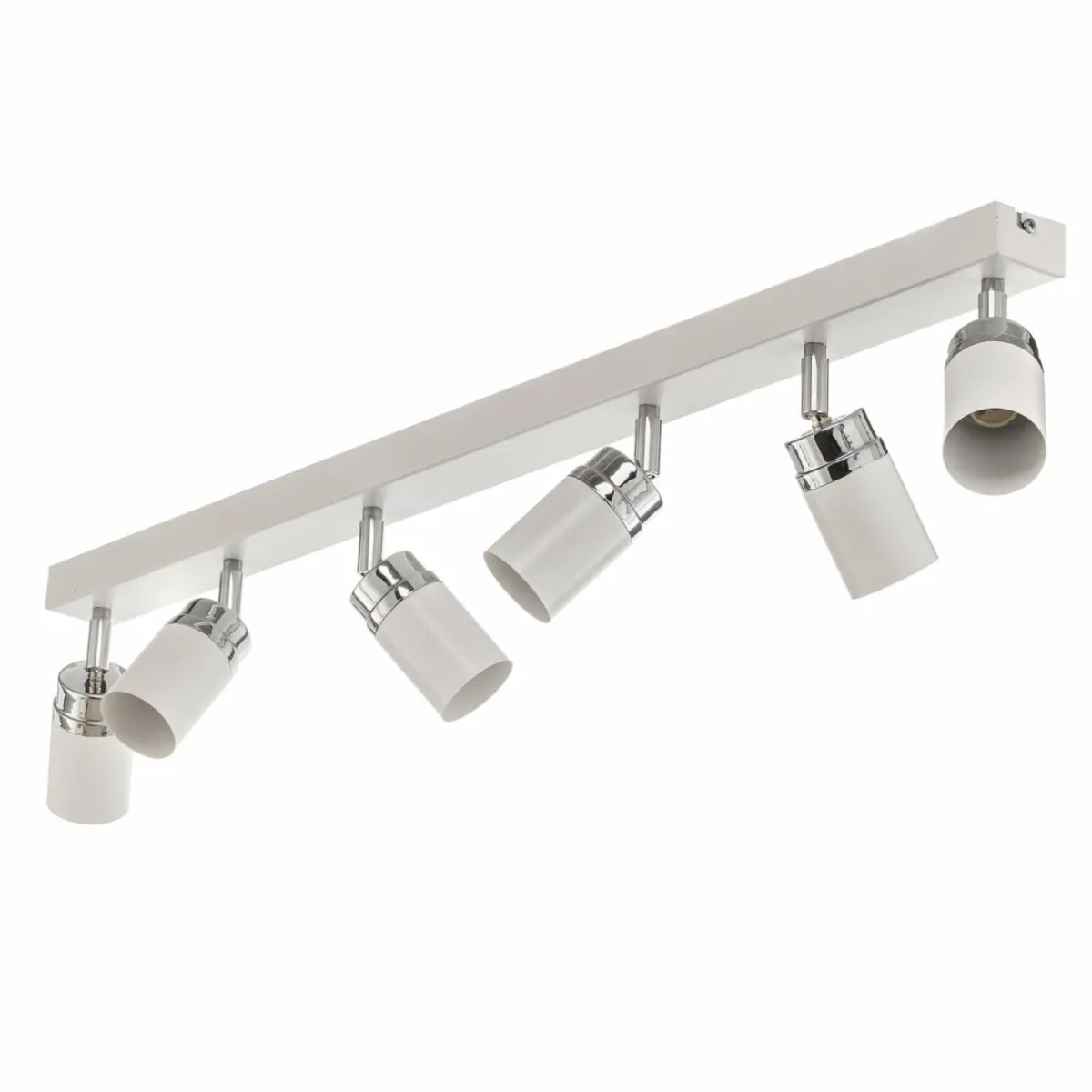 spot_pour_plafond_reno___lampes_blancchrom_1.webp Clearance Luminex Spot pour plafond Reno, à 6 lampes, blanc/chromé