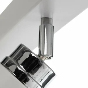 Clearance Luminex Spot pour plafond Reno, à 6 lampes, blanc/chromé