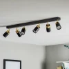 Cheap Luminex Spot pour plafond Reno, à 6 lampes, noir/doré