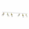 Shop Luminex Spot pour plafond Rondo blanc/or à 6 lampes