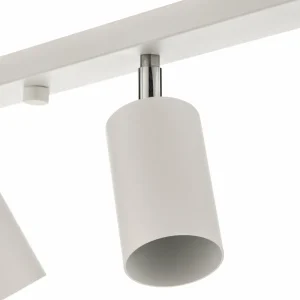 Store SOLLUX LIGHTING Spot pour plafond Round blanc, 6 lampes, linéaire