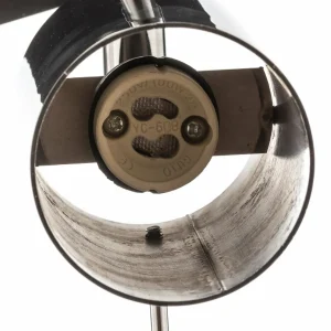Store SOLLUX LIGHTING Spot pour plafond Round, chromé, à 4 lampes Linear
