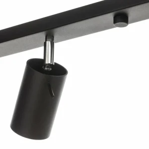Hot SOLLUX LIGHTING Spot pour plafond Round noir, 6 lampes, linéaire