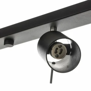 Hot SOLLUX LIGHTING Spot pour plafond Round noir, 6 lampes, linéaire