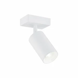 Discount Argon Spot pour plafond Sado blanc acier, ajustable 1 lampe angulaire