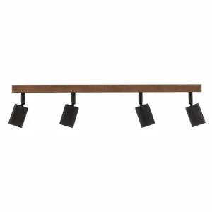 Shop TK Lighting Spot pour plafond Subrin, noyer, à 4 lampes