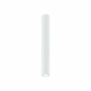 Fashion EMIBIG LIGHTING Spot pour plafond Tecno 1L, acier, GU10, hauteur 45 cm, blanc