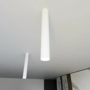 Fashion EMIBIG LIGHTING Spot pour plafond Tecno 1L, acier, GU10, hauteur 45 cm, blanc