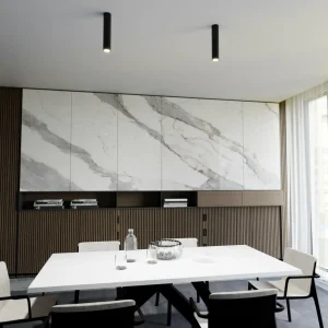 Best EMIBIG LIGHTING Spot pour plafond Tecno 1M, acier, GU10, hauteur 30 cm, noir