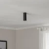 Cheap EMIBIG LIGHTING Spot pour plafond Tecno 1S, acier, GU10, hauteur 15 cm, noir