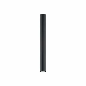 New EMIBIG LIGHTING Spot pour plafond Tecno 1XL, acier, GU10, hauteur 60 cm, noir