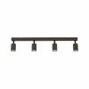 Sale TK Lighting Spot pour plafond Top, ajustable, brun, à 4 lampes linear