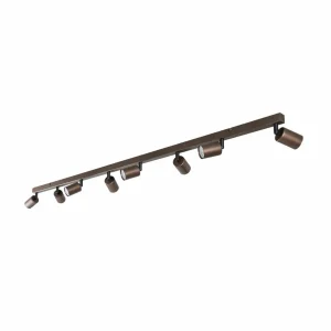 Discount TK Lighting Spot pour plafond Top, ajustable, brun, à 8 lampes linear