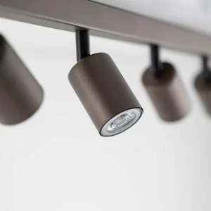 Discount TK Lighting Spot pour plafond Top, ajustable, brun, à 8 lampes linear