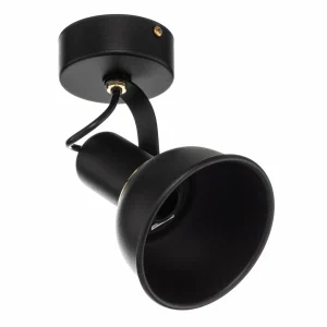 Fashion Argon Spot pour plafond Twist, pivotant, à 1 lampe, noir